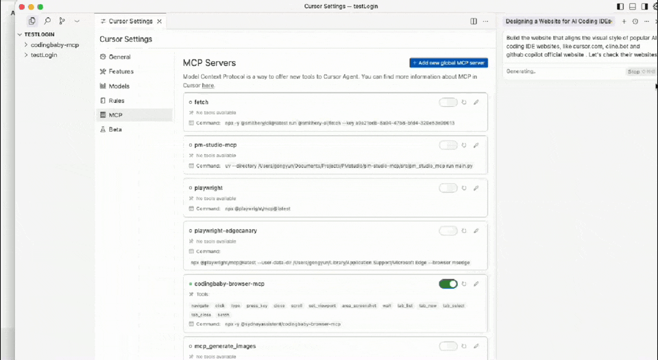 AI viewing actual Chrome browser screen
